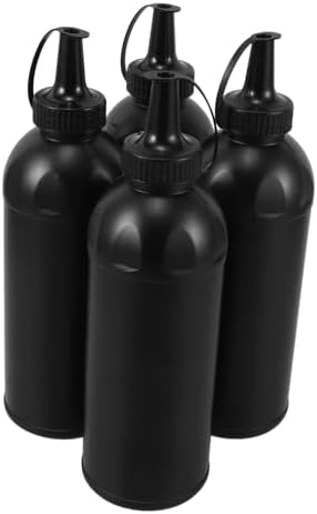 Abaodam 2pcs Set Plastic Squeeze Bottles for Water and Oil