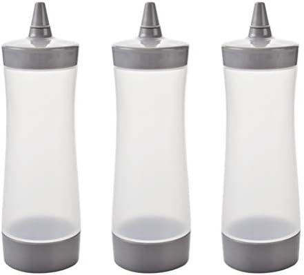 3pcs Mustard Ketchup Condiment Squeeze Bottles