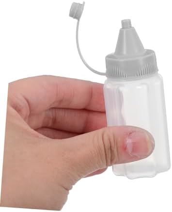 EXHUMKY 4PCS Reusable Condiment Squeeze Bottles