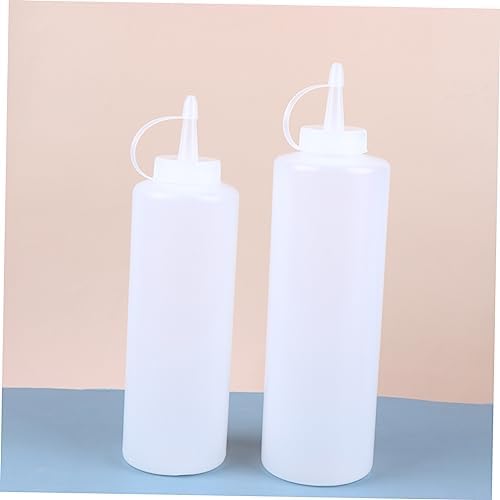 Salad Dressing Bottles with Lid 4 Piece Set