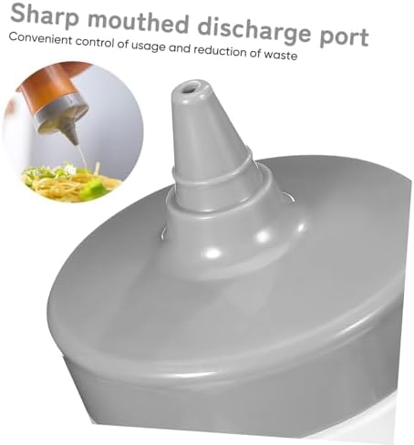 HOLIDYOYO 4-Pack Ketchup Squeeze Bottles for Mustard and Salad Dips