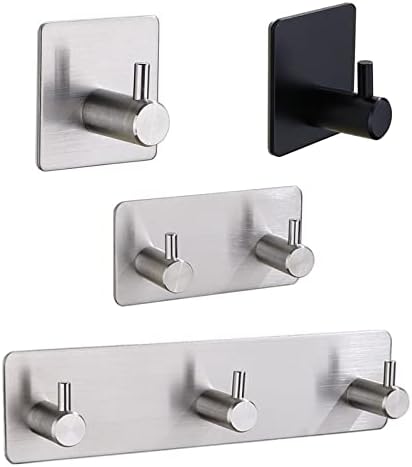 TYZK Shower Shelves Robe Hook Black