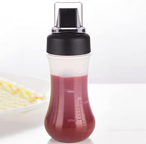 5-Hole Condiment Squeeze Bottle with Dust Cover