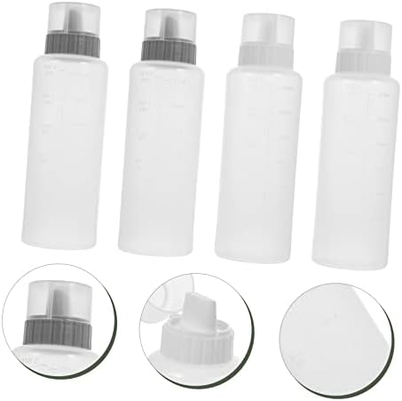 HOLIDYOYO Easy Squeeze Salad Dressing Bottles 4 Pack