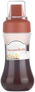 Red 5 Holes Condiment Dispenser Squeeze Bottle