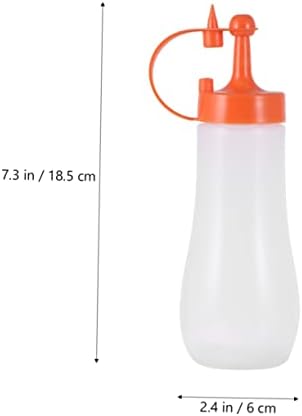 COLLBATH 3 Color Salad Dressing Squeeze Bottles Set