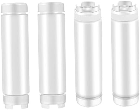 4Pcs Reusable Squeeze Bottles with Lids 480ml