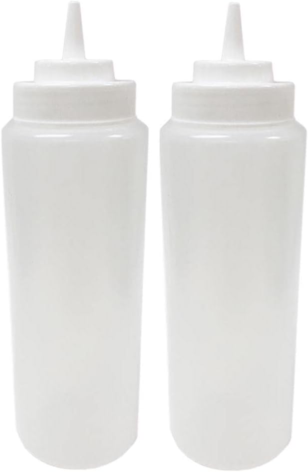 Clear Condiment Squeeze Bottle 32 Oz for Kitchen Use