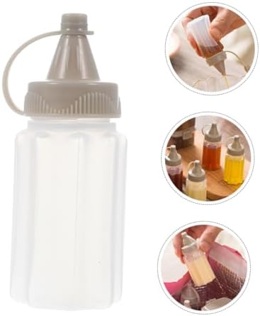 GARVALON 12pcs Leakproof Squeeze Bottles for Salad Dressing and Travel