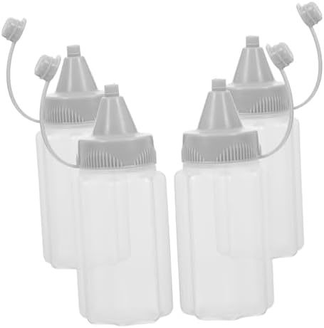 3 Sets Reusable Squeeze Condiment Bottles for Outdoor Use