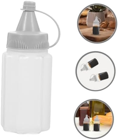 8PCS Reusable PP Condiment Squeeze Bottles 30ml