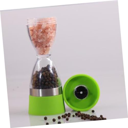 VINTORKY Manual Ceramic Pepper Mill Green Double Side 1