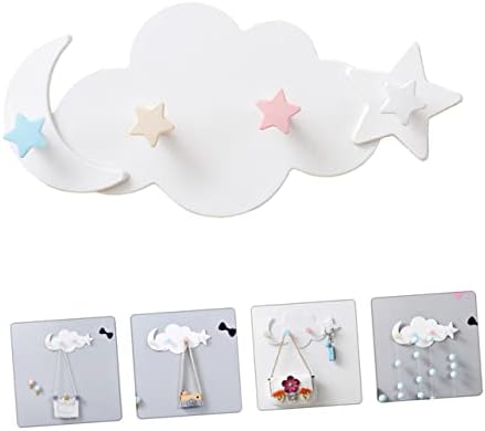 2pcs Cartoon Star and Moon Wall Hangers for Kids Room