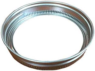 Acuteye 24 Rust Resistant Silver Mason Jar Replacement Rings 70mm