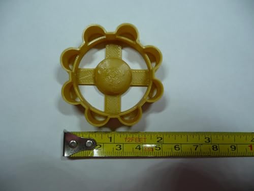 FLOWER THUMBPRINT TEA BAKING COOKIE CUTTER USA