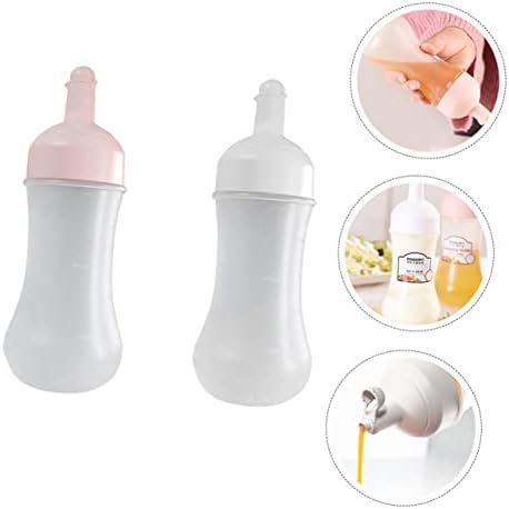 CIYODO 350ml Squeeze Condiment Bottle Set with Scale