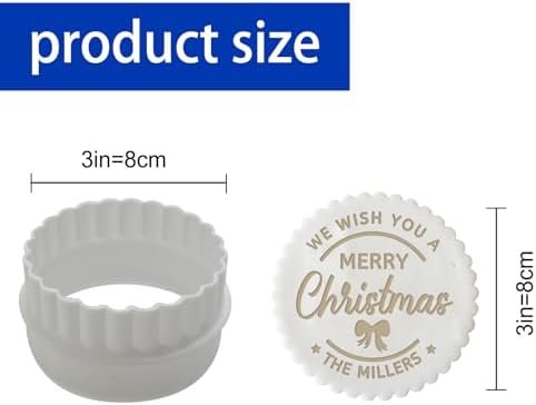 Amlion Custom Christmas Cookie Stamp Set