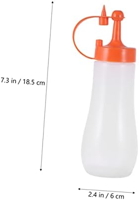 PRETYZOOM 3 Pack Condiment Squeeze Bottles