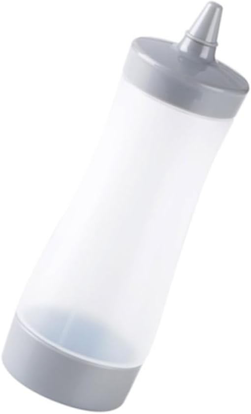 STOBAZA 2pcs Reusable Clear Condiment Bottles