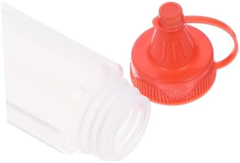 BEBEMOKO Red Condiment Squeeze Bottles Set of 4