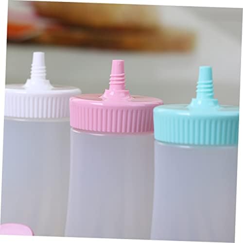 OKUMEYR Condiment Squeeze Bottles for Ketchup Mustard Salad Dressings Sauces 1