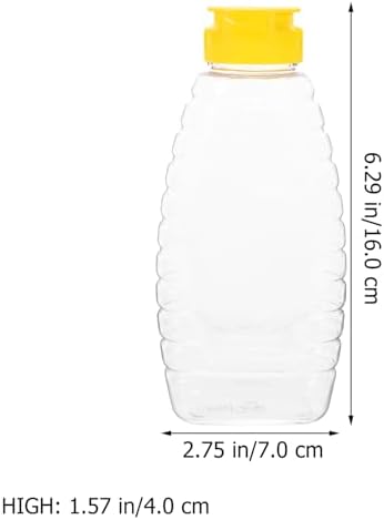 HOLIDYOYO 4pcs Jam Bottle Squeeze Honey Dispenser