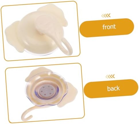 Cabilock Bathroom Suction Cup Hooks 4pcs Elephant Design No Drill