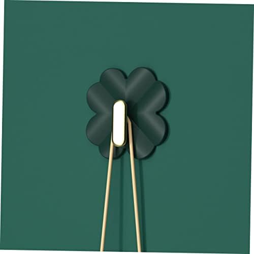 GLEAVI 4Pcs Adhesive Wall Hooks for Coats and Storage