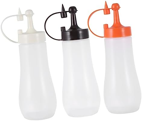 Hoement 3 Pack Condiment Squeeze Bottles Set 1