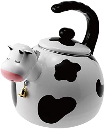 Supreme Housewares Cow Whistling Tea Kettle 23 Quart