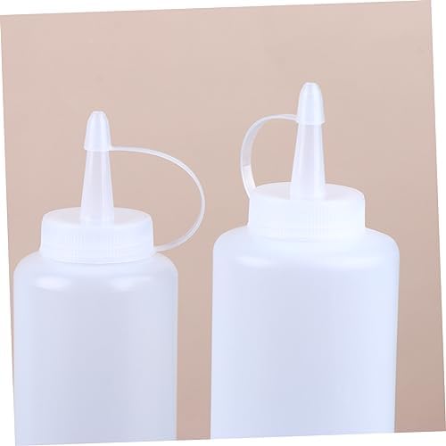 Salad Dressing Bottles with Lid 4 Piece Set