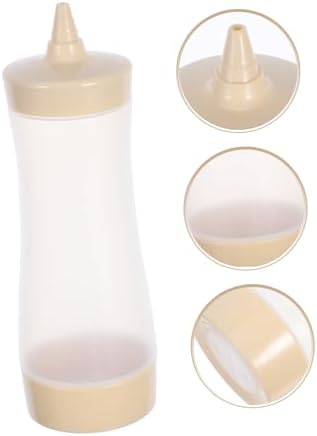 VINTORKY Condiment Squeeze Bottles Cream Color
