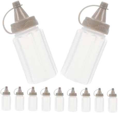 Anneome 12-Pack Multi-Function Condiment Squeeze Bottles