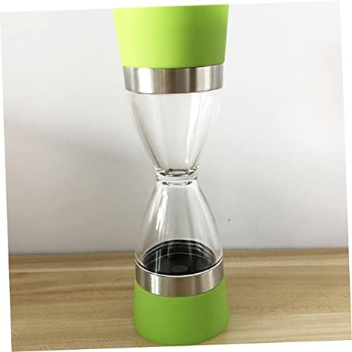 VINTORKY Manual Ceramic Pepper Mill Green Double Side 1