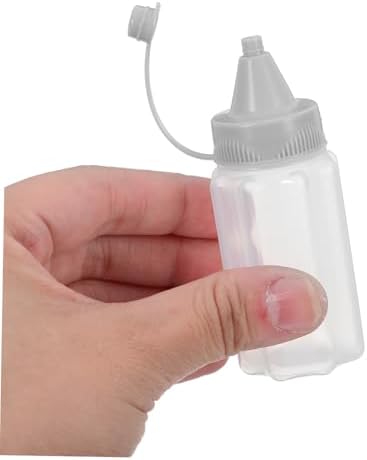 UTHCLO 3sets Mini Condiment Squeeze Bottles for BBQ Home Use