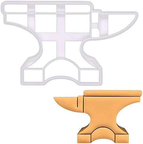 Bakerlogy Anvil Cookie Cutter - 5 Inch Biscuit Shape for Baking Crafts