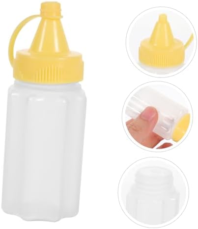 CIYODO Mini Squeeze Bottles 4 in 1 Condiment Set for Travel