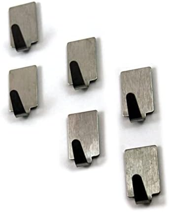 PRETYZOOM 36pcs Adhesive Stainless Steel Hooks for Wall Towel Rack No Drilling