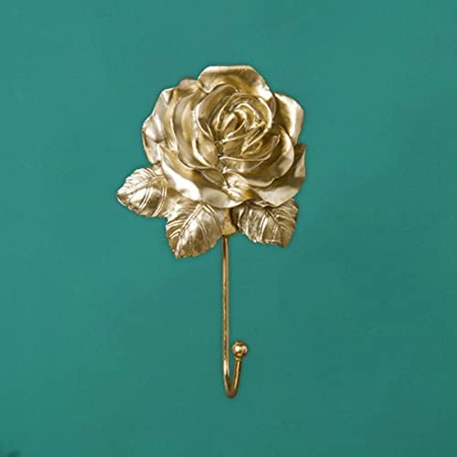 Rose Hook Key Holder for Bag and Coat Gold