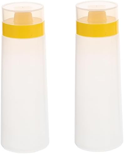 CIYODO Jam Squeeze Bottle Leakproof Kitchen Salad Condiment Bottle