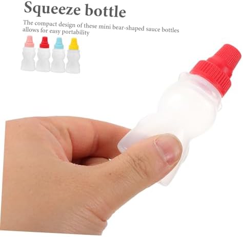 Bear Shaped Mini Sauce Bottles for Kitchen Use 1