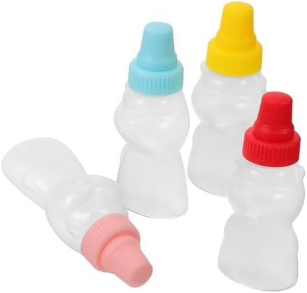 Mini Bear Condiment Bottles Set for Kitchen and Outdoor Use