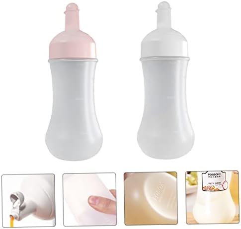 Luxshiny 350ml Ketchup Storage Squeeze Bottle
