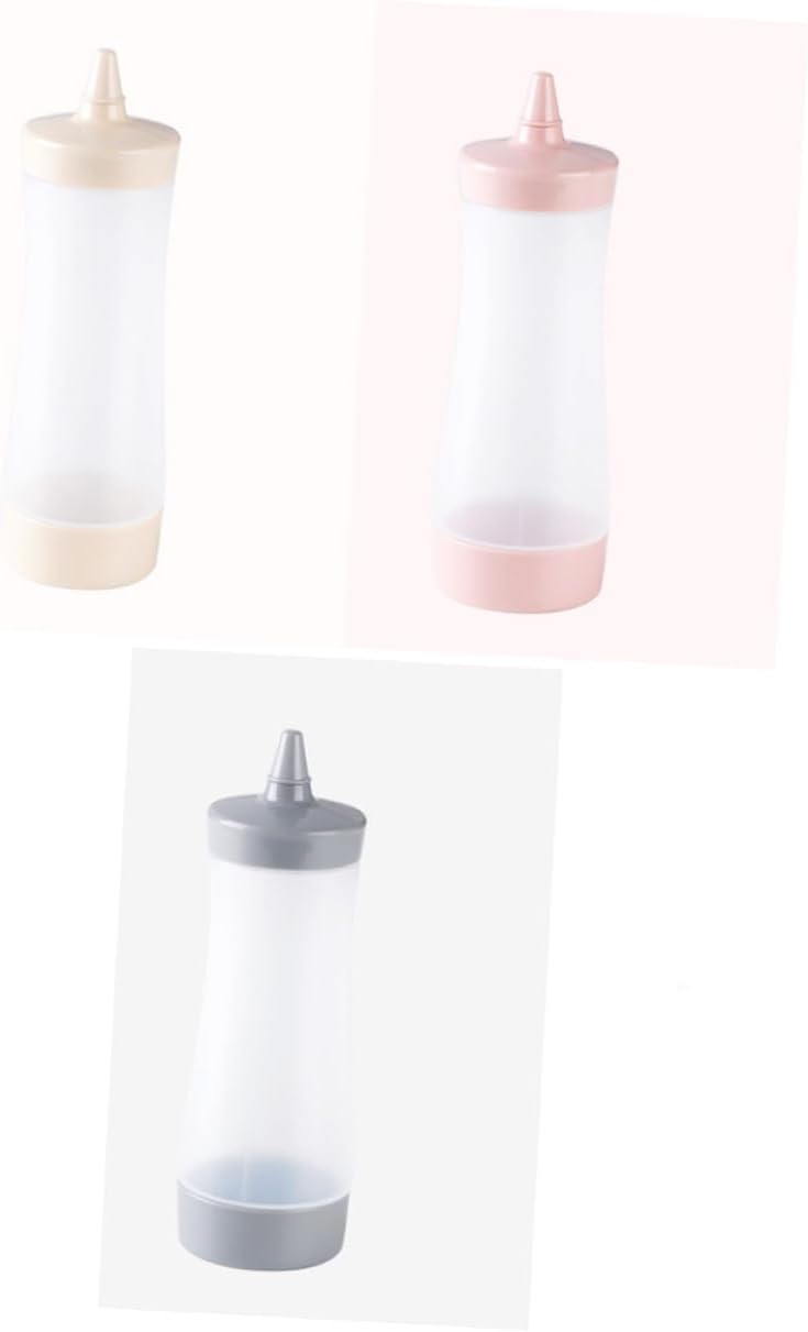 COLLBATH 350ML Reusable Salad Dressing Squeeze Bottle