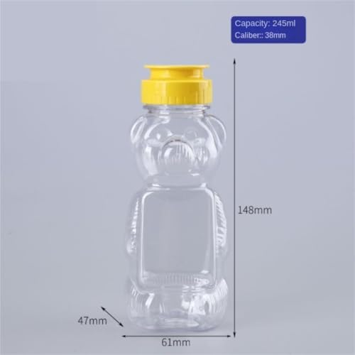KLEYE Squeeze Bottles Pack of 5 245ml