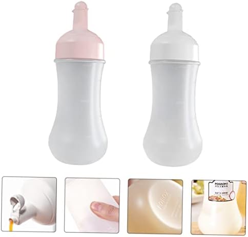 CIYODO 350ml Squeeze Condiment Bottle Set with Scale