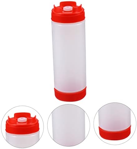 Dual Head Squeeze Bottles 20oz Ketchup and Sauce Dispenser