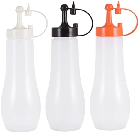 CRILSTYLEO Reusable Salad Dressing Shaker Set of 3 1