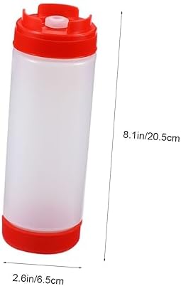 Dual Head Squeeze Bottles 20oz Ketchup and Sauce Dispenser