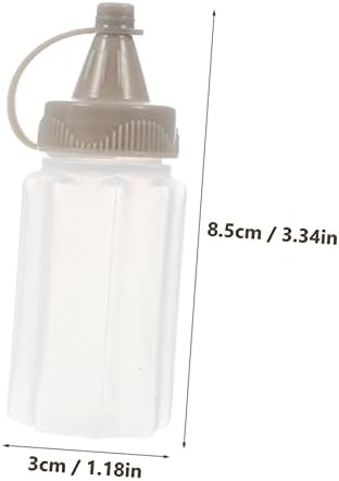 CIYODO 8PCS Squeeze Bottles Set for Condiments Kitchen Use